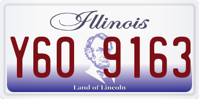 IL license plate Y609163