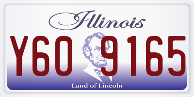 IL license plate Y609165