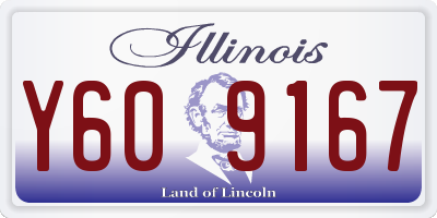 IL license plate Y609167