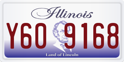IL license plate Y609168