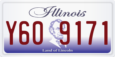 IL license plate Y609171