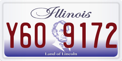 IL license plate Y609172
