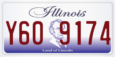 IL license plate Y609174