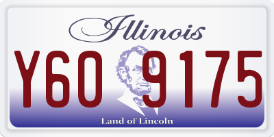 IL license plate Y609175