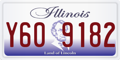 IL license plate Y609182