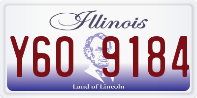 IL license plate Y609184