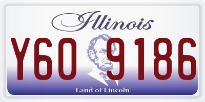 IL license plate Y609186