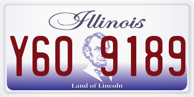 IL license plate Y609189