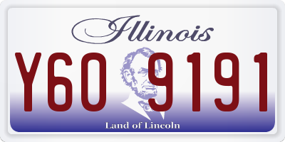 IL license plate Y609191