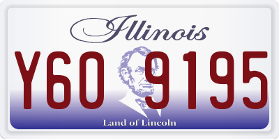 IL license plate Y609195