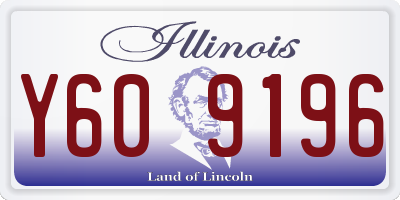 IL license plate Y609196