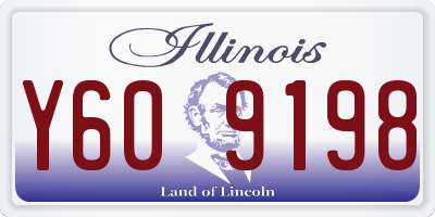 IL license plate Y609198