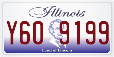 IL license plate Y609199