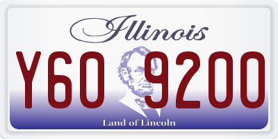 IL license plate Y609200