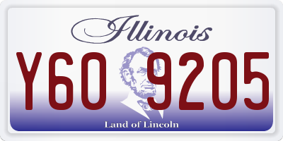 IL license plate Y609205