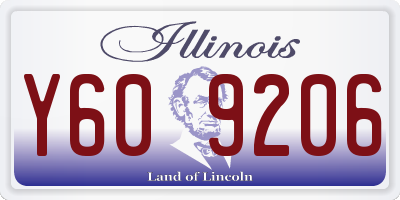 IL license plate Y609206