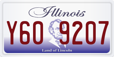 IL license plate Y609207