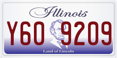 IL license plate Y609209