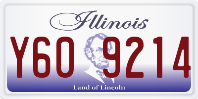IL license plate Y609214
