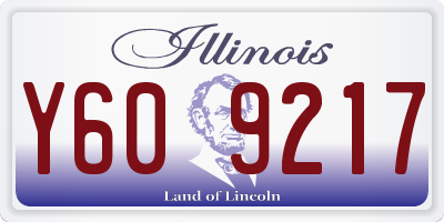 IL license plate Y609217