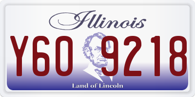IL license plate Y609218