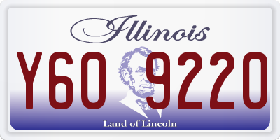 IL license plate Y609220