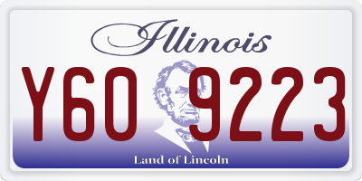 IL license plate Y609223