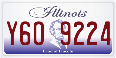 IL license plate Y609224