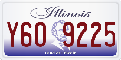 IL license plate Y609225