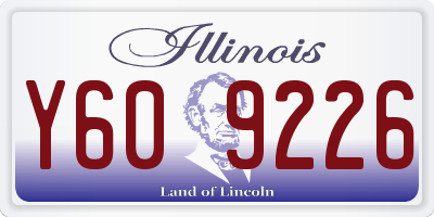 IL license plate Y609226