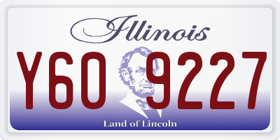 IL license plate Y609227