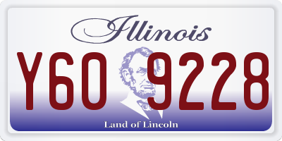 IL license plate Y609228
