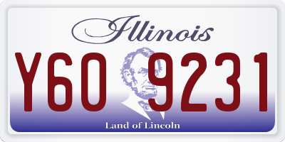 IL license plate Y609231