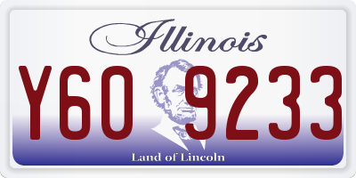 IL license plate Y609233