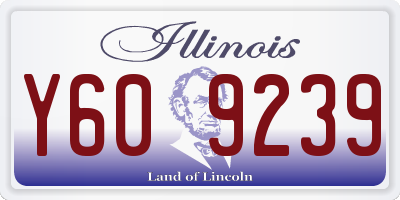 IL license plate Y609239