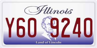 IL license plate Y609240