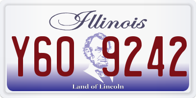IL license plate Y609242