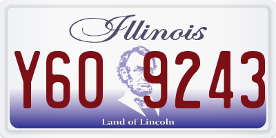IL license plate Y609243
