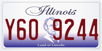 IL license plate Y609244