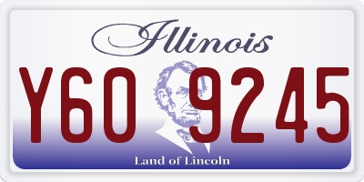 IL license plate Y609245