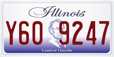 IL license plate Y609247