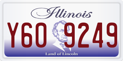 IL license plate Y609249
