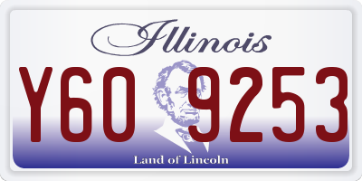 IL license plate Y609253