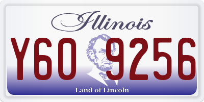 IL license plate Y609256