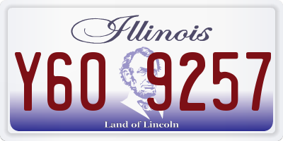 IL license plate Y609257