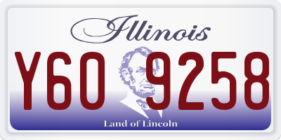 IL license plate Y609258