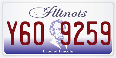IL license plate Y609259