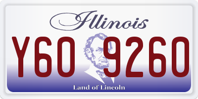 IL license plate Y609260