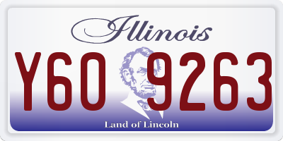 IL license plate Y609263
