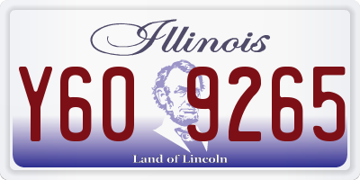 IL license plate Y609265